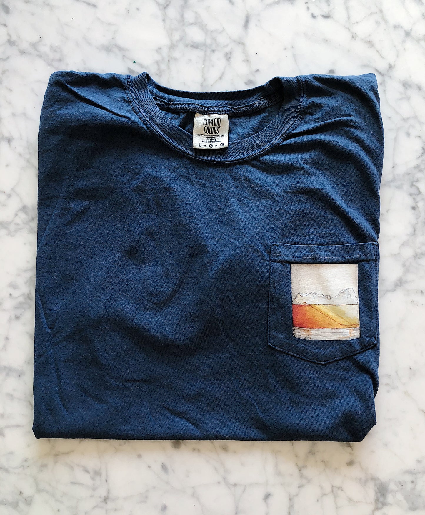 Kentucky In a Glass Bourbon Short Sleeve Pocket T-Shirt