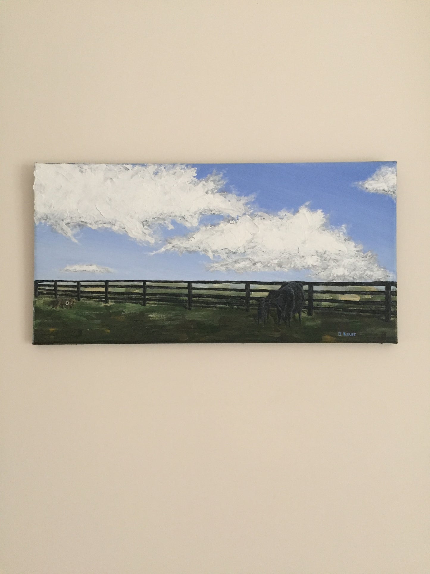 Danger Averted Original Acrylic Painting