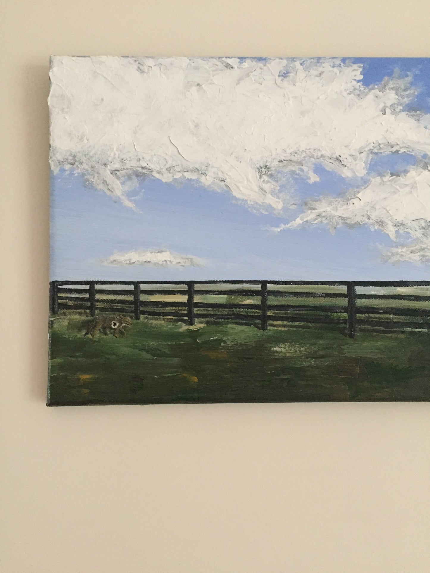 Danger Averted Original Acrylic Painting