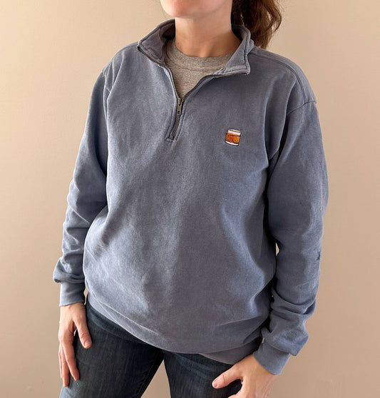 Embroidered Bourbon Blue Comfort Colors Pullover