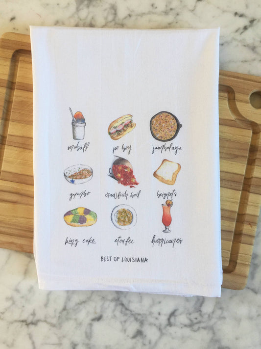 Best of Louisiana Tea Towel