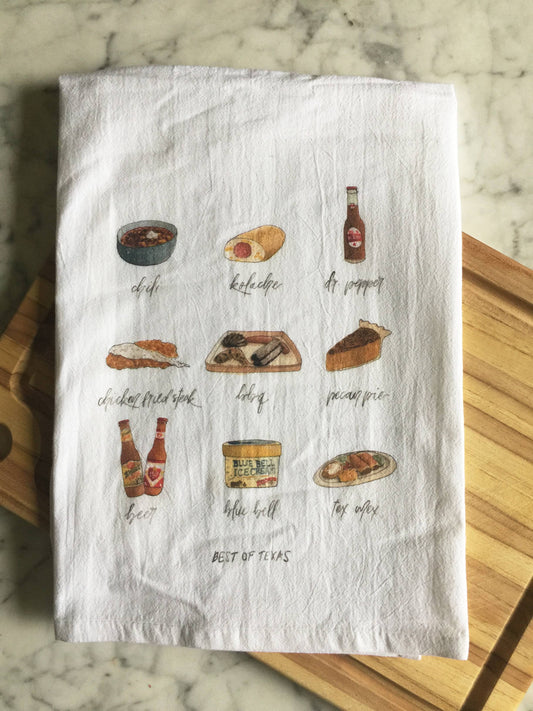 Best of Texas Tea Towel