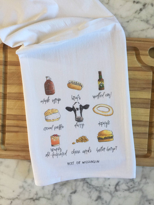 Best of Wisconsin Tea Towel