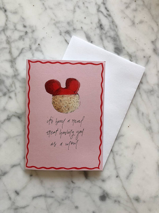 Disney Rice Krispie Treat Mother's Day Card