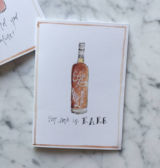 Eagle Rare Bourbon Valentine's Day Card