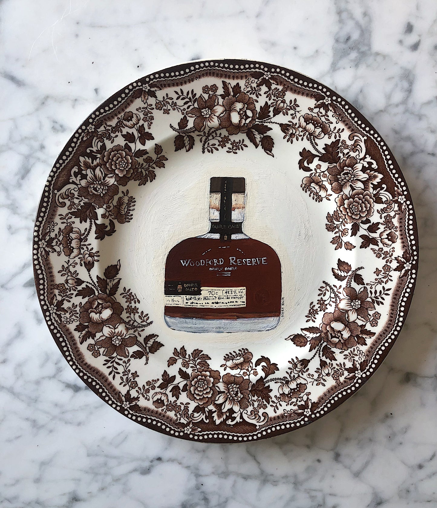 Woodford Reserve Double Oaked China Plate