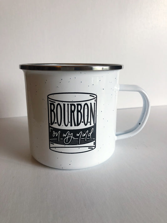 15 oz Bourbon On My Mind Campfire Mug