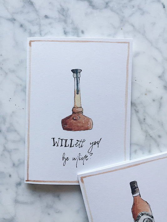 Willett You Be Mine Bourbon Valentine's Day Card