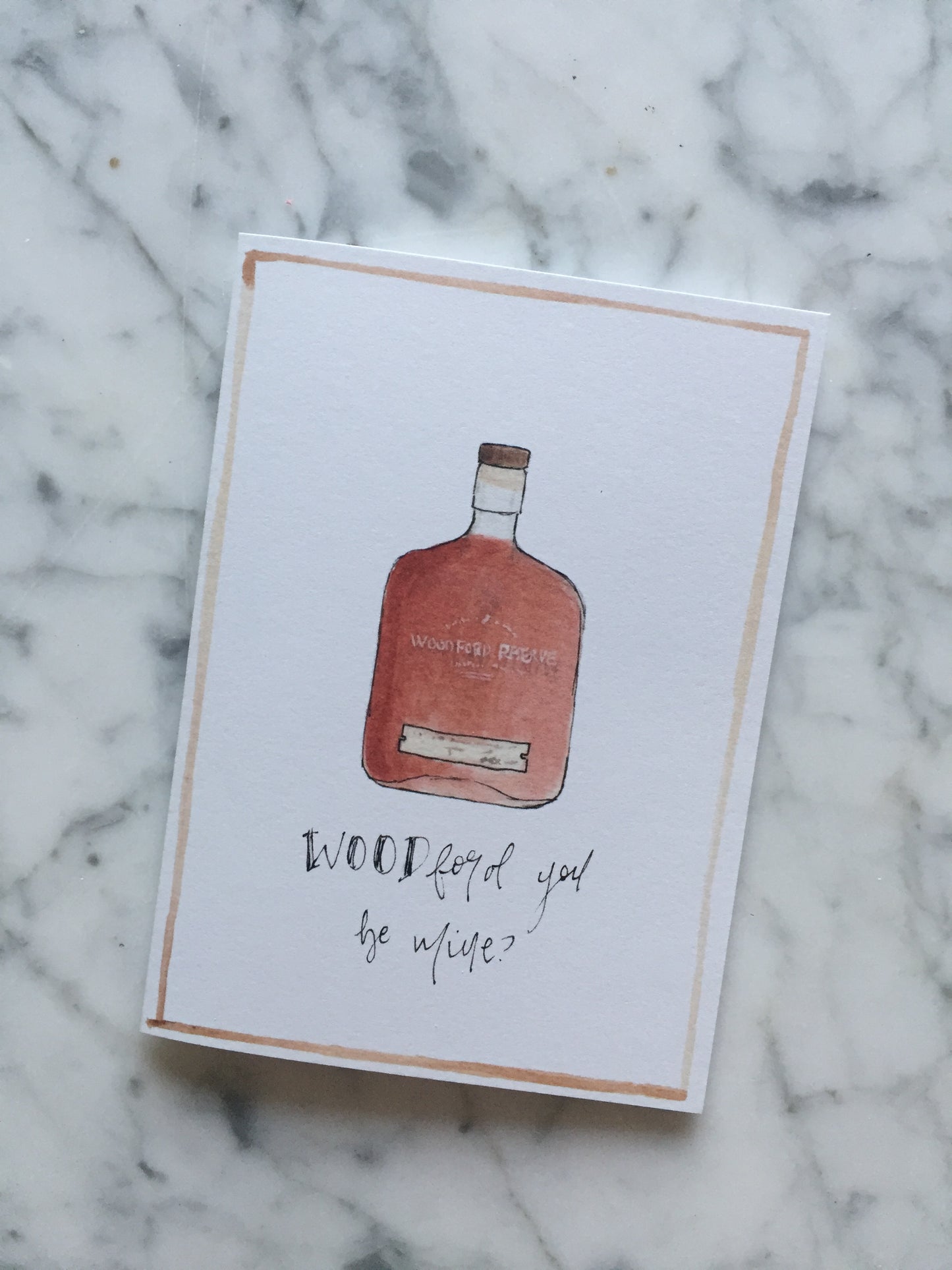 Woodford Reserve Bourbon Valentine's Day Card