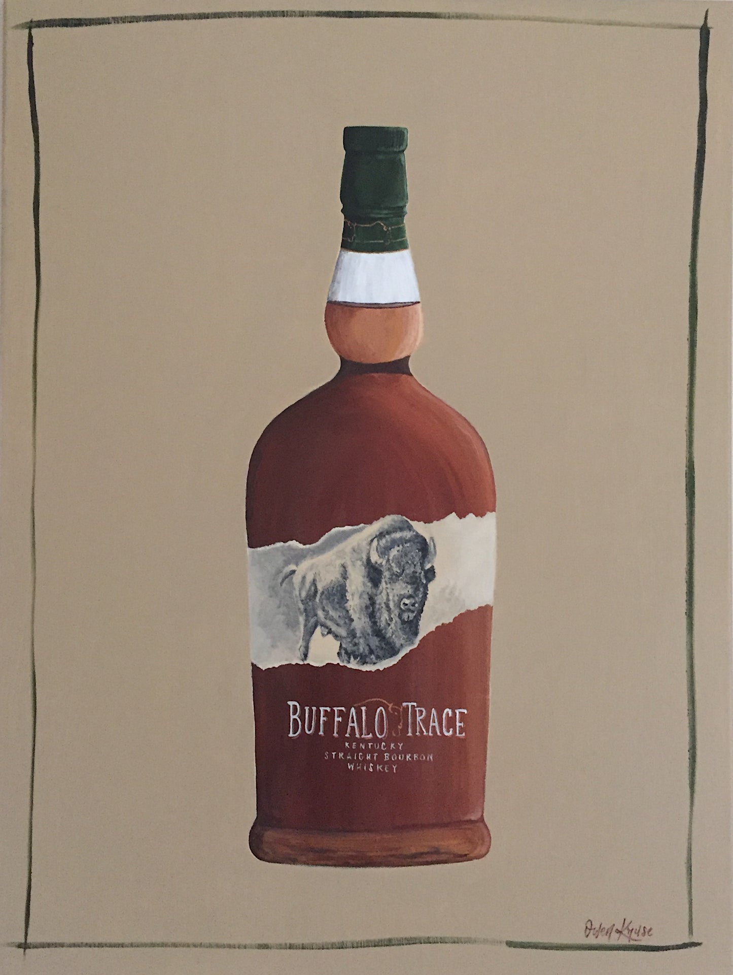 Buffalo Trace Original Painting