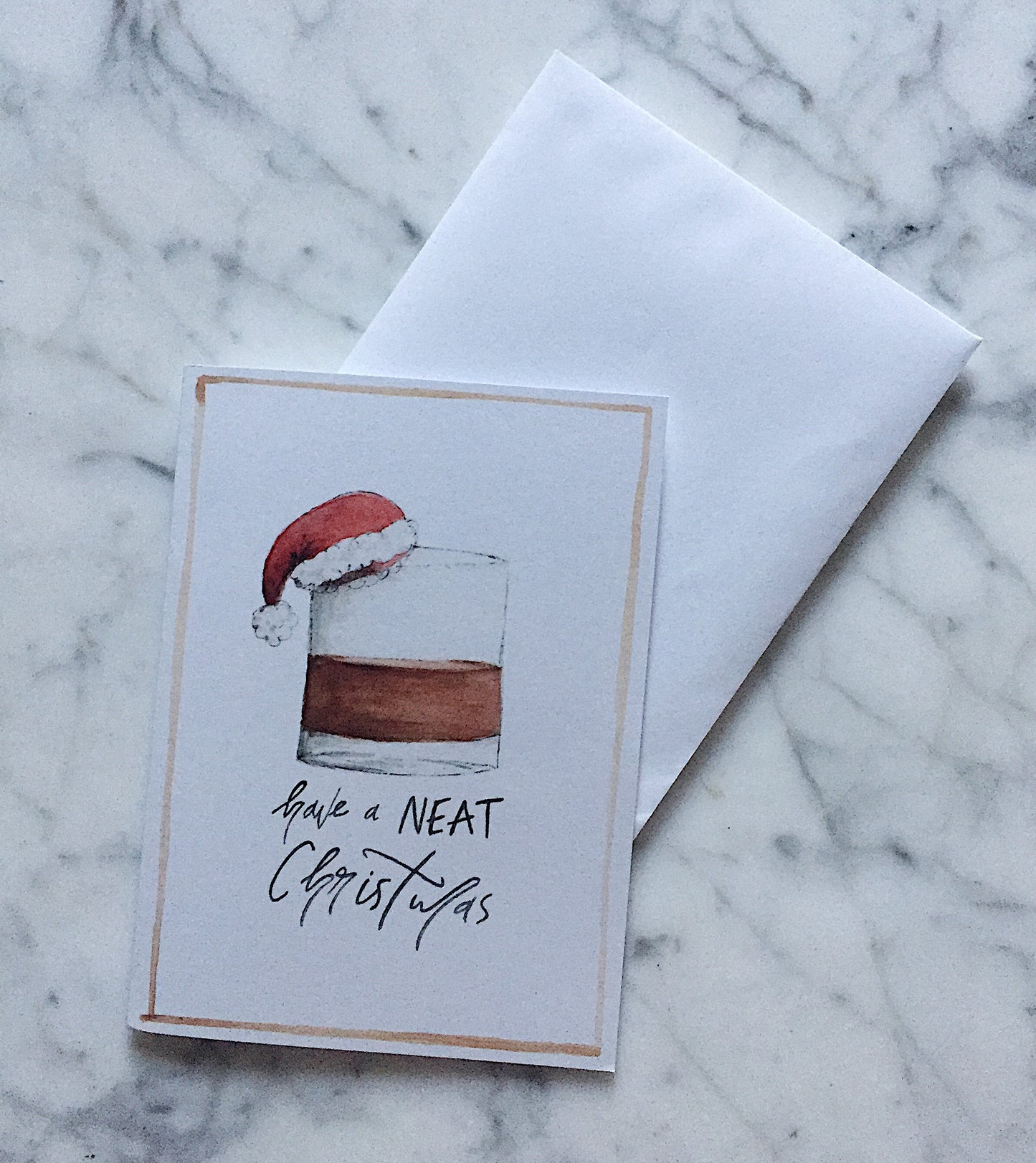 Have A Neat Christmas Bourbon Card